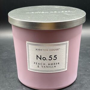 Kirkton House Pink Scented Candle - Peach, Amber & Vanilla